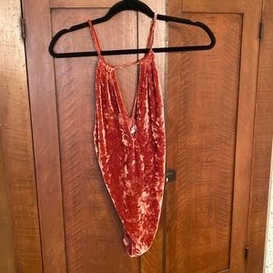 Velour bodysuit